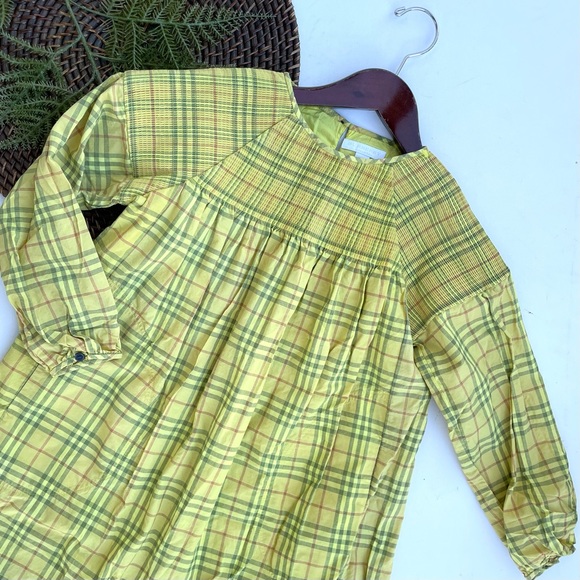 burberry green plaid dress Girls: The Blaire Green Plaid Scalloped Dress, (5/6) - The Mint Julep Boutique main image 1